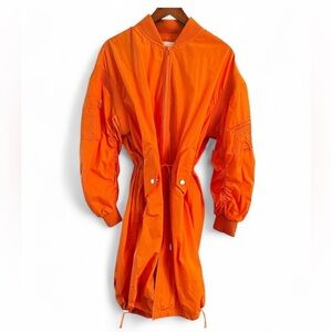 FAIRWHALE Oversized Long Jacket Windbreaker Streetwear, Small (easily fits med)